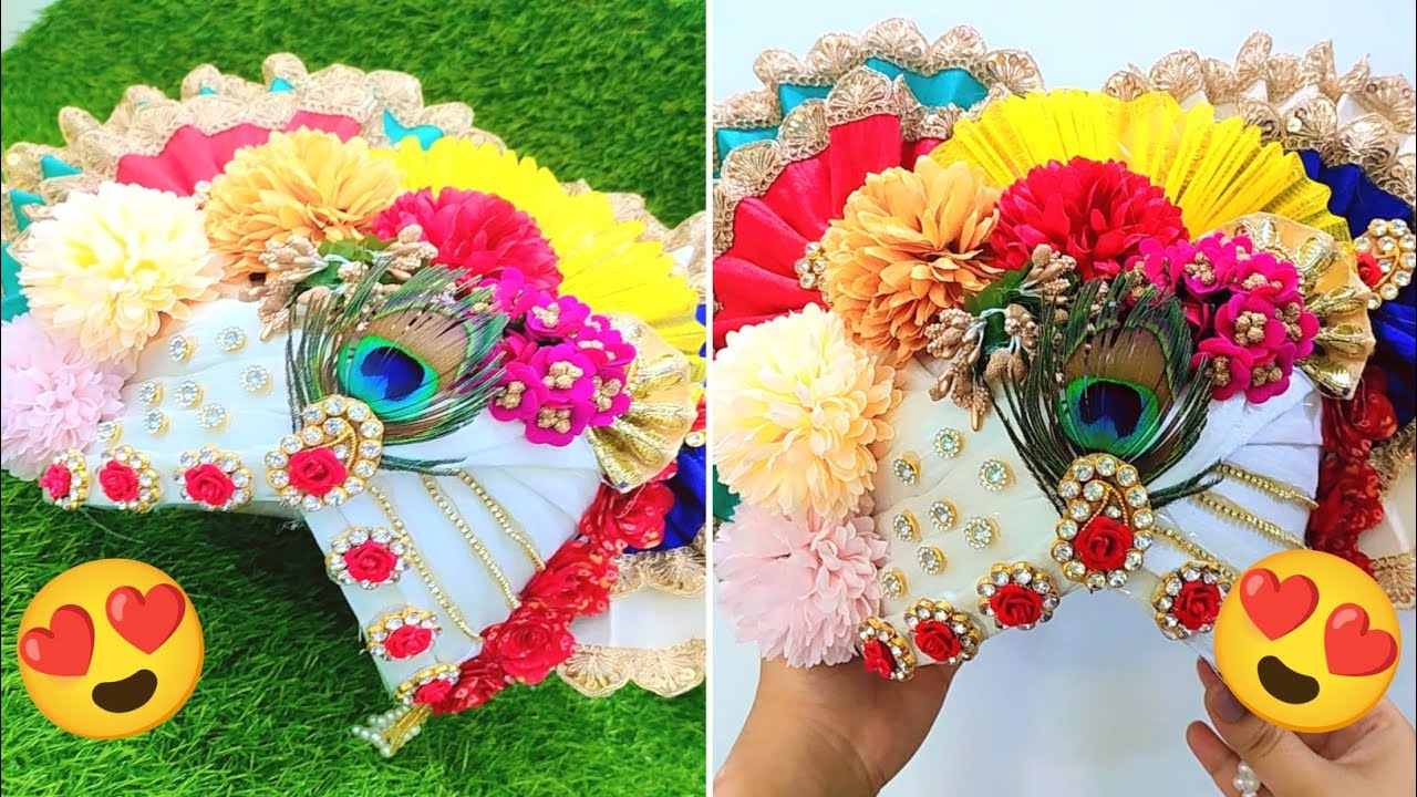 LADDU GOPAL JI KI DESIGNER PAGDI😍🌹#krishna #laddugopal #radhakripacreations #trending #radhakrishna