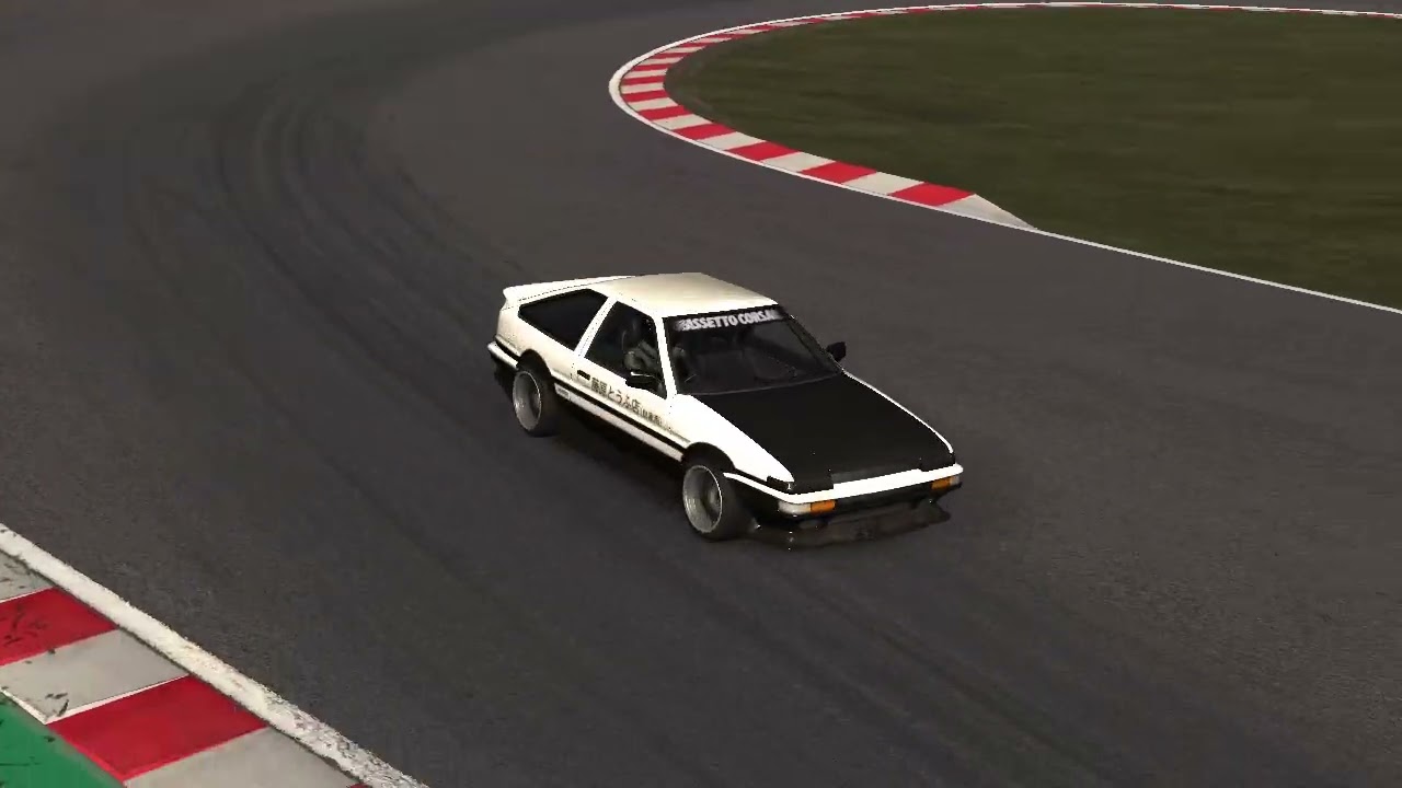 ドリ車でグリップ練習