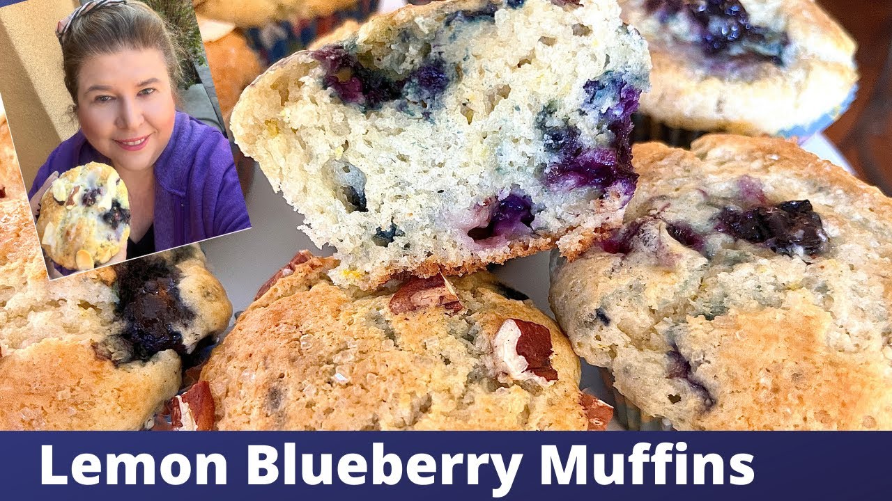 How to make Lemon Blueberry Muffins / Buttermilk Berry Muffins