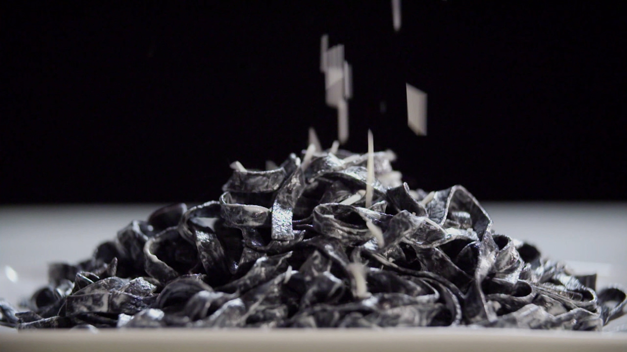 Food Factory 5: les fettuccini à l'encre de Seiche
