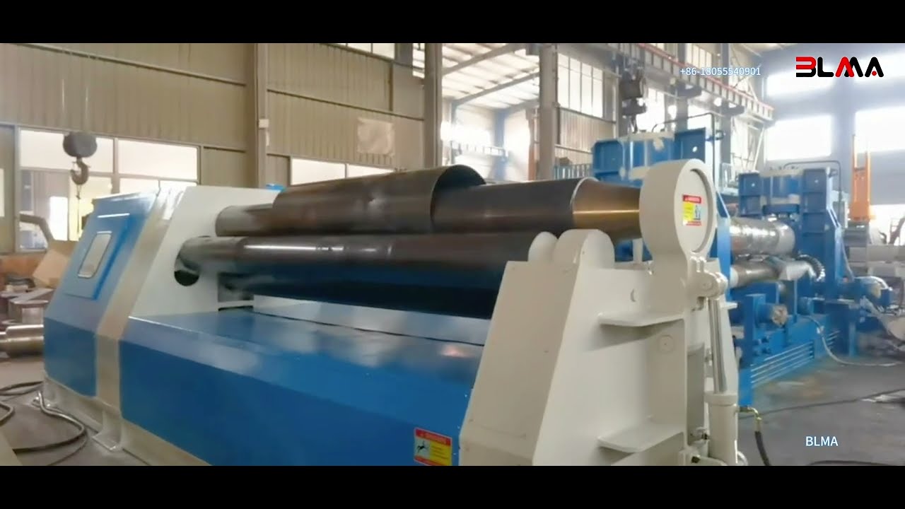 W12-12*3000mm 4-roller plate rolling machine