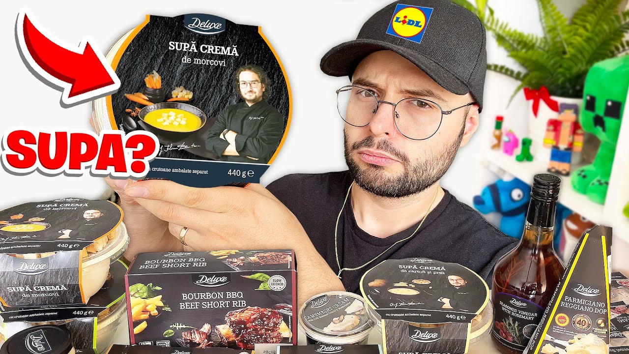 Am incercat NOILE SUPE de la LIDL DELUXE ale lui Chef Florin Dumitrecu!