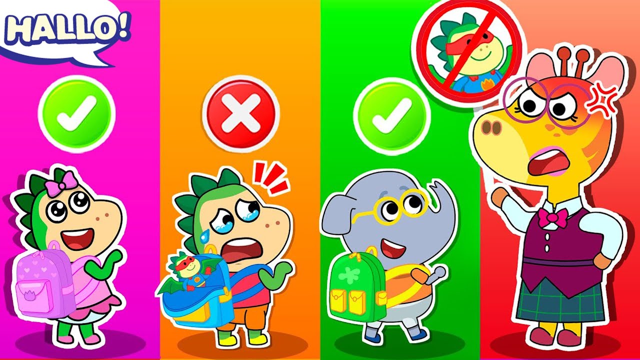 🧸💥 Spike Sluipt Zijn Speelgoed Mee naar School! 🏫 ⛔🎒 En Andere Verhalen voor Kinderen en Gezinnen