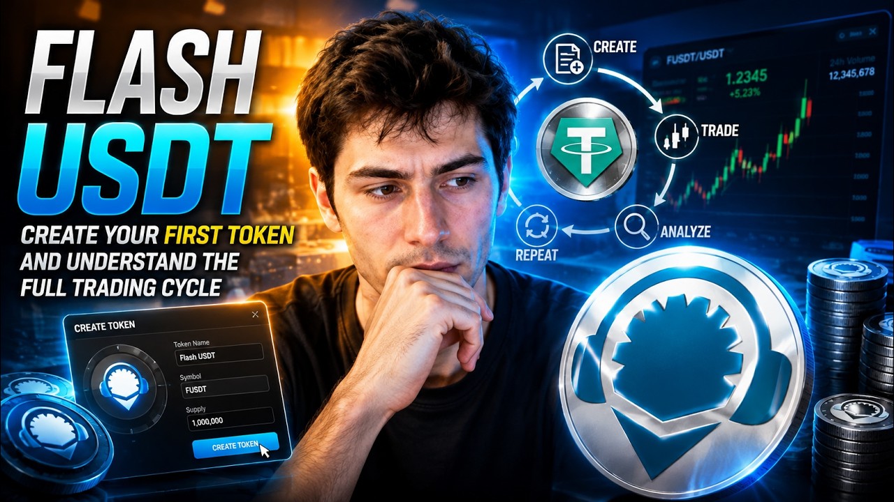Flash USDT - Create Your First Token and Understand the Full Trading Cycle