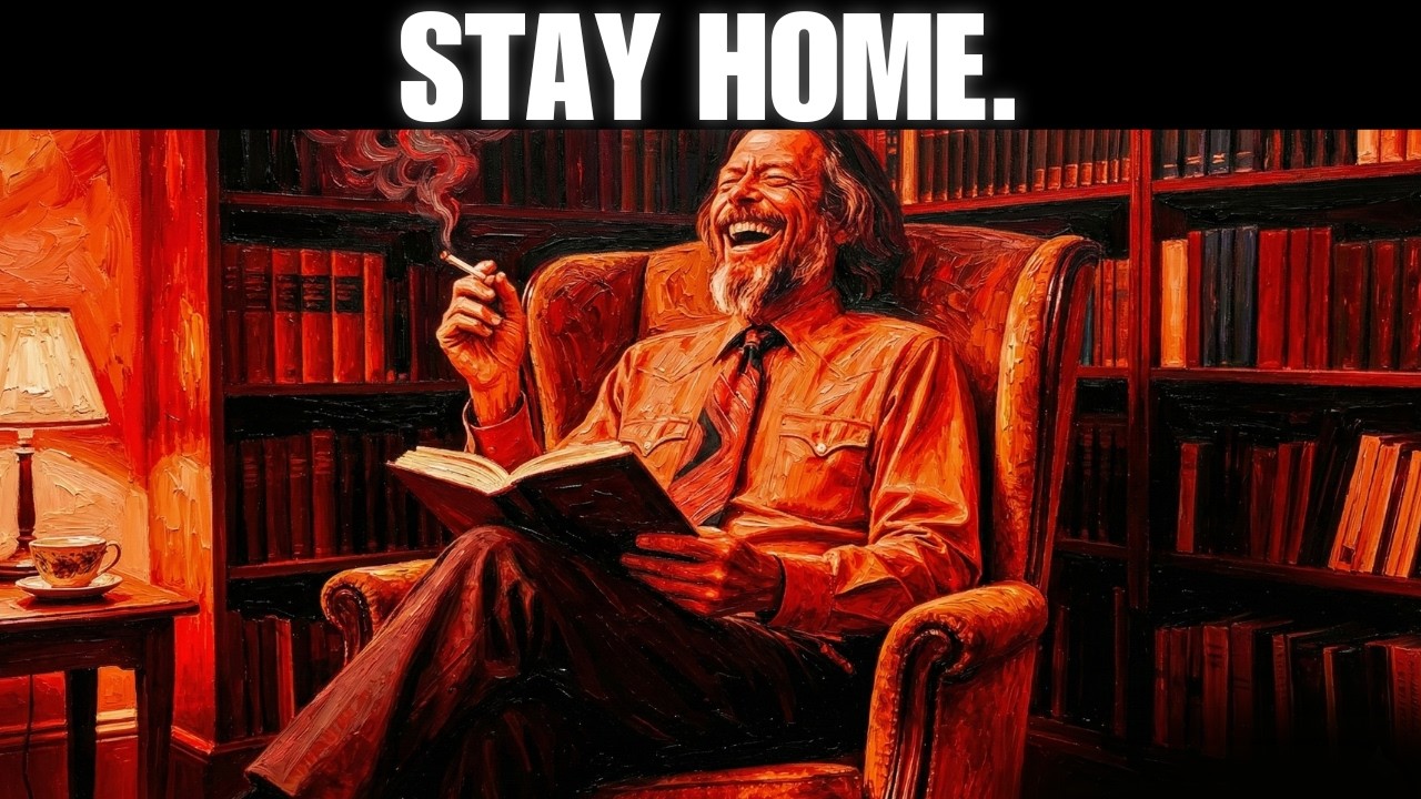 Почему оставаться дома — это самое эффективное, что вы можете сделать — Алан Уоттс