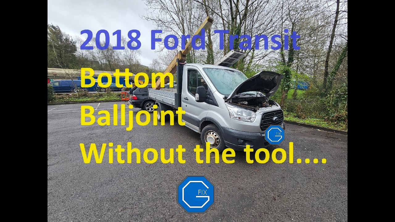 Замена нижнего шарового шарнира Ford Transit 2017 года