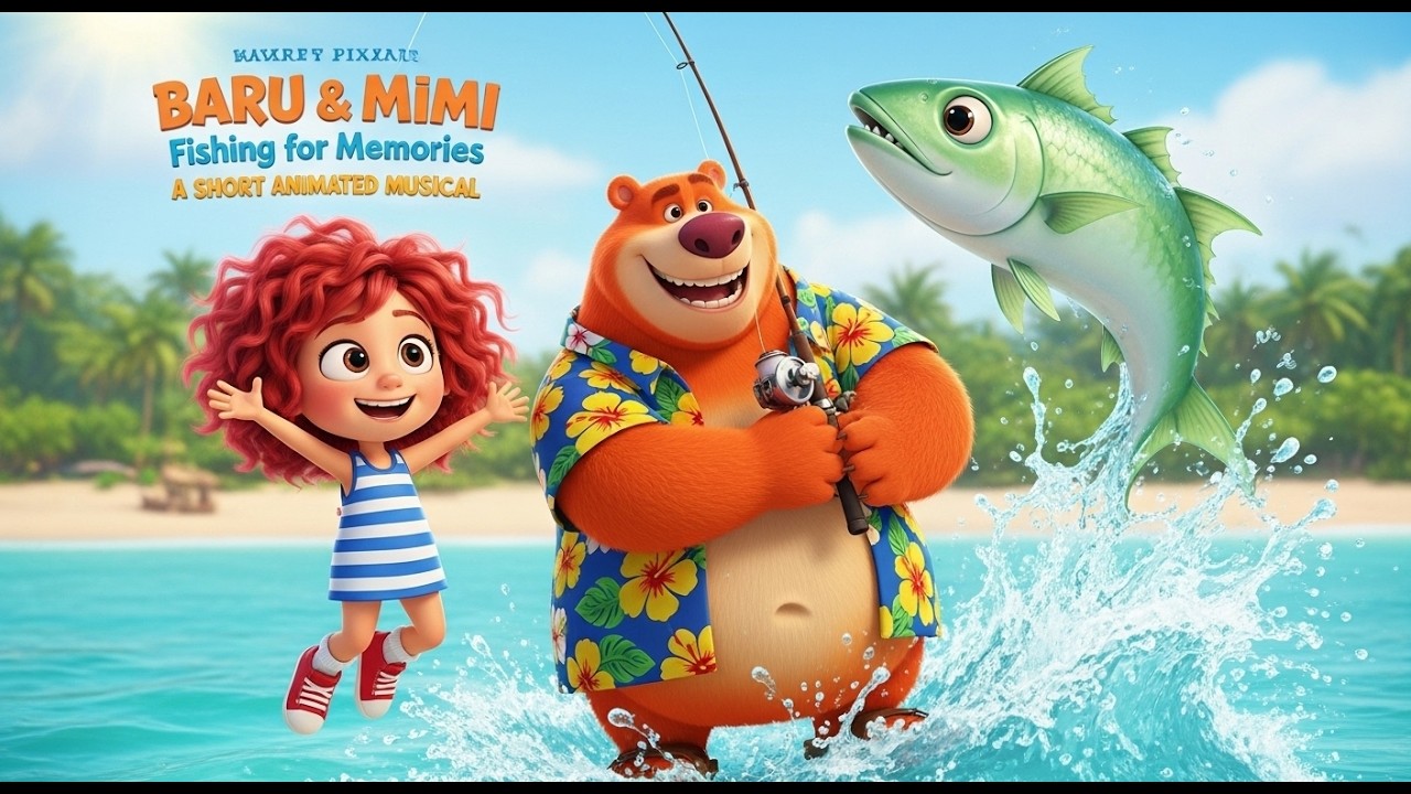 【皮克斯風格動畫】巴魯與小米：海邊慢活樂章 [ Pixar-Style Animation ] BARU & MIMI: The Seaside Slow-Life Movement