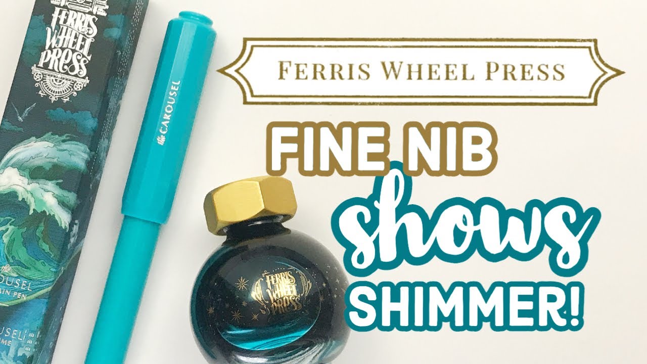 New Pen Day! Carousel Fountain Pen Review  - Ferris Wheel PressTumultuous Tides Ink