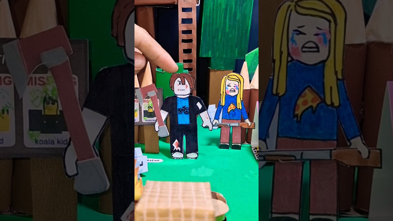 99 NIGHTS IN THE FOREST ROBLOX paper game #99nightintheforest