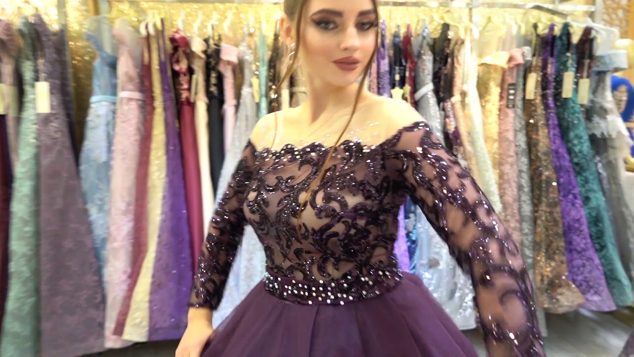 فستان سهرة قصير 2020 مشكاة فاشن 00905550777100