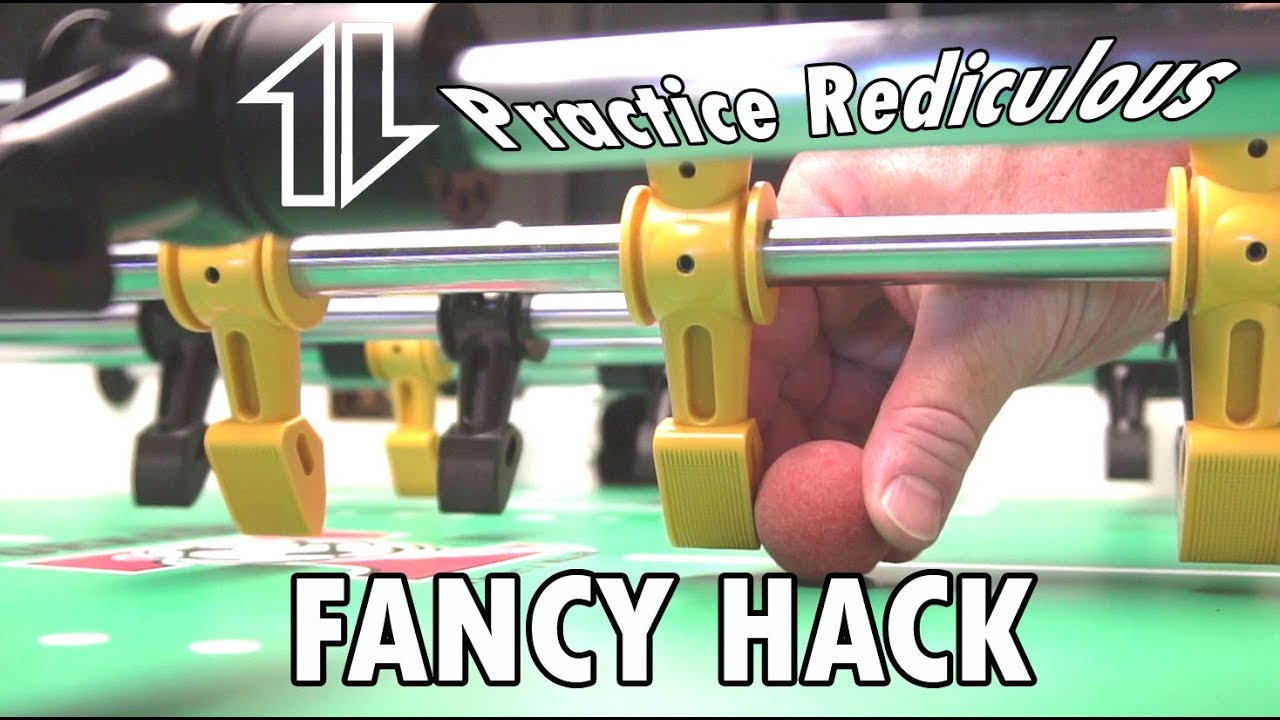 Foosball Practice Rediculous #3  Fancy HACK / Left Hook