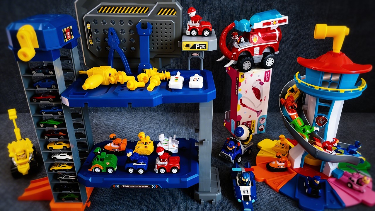 13 Minutes of Satisfying Paw Patrol Toy Unboxing & ASMR Review #toys #asmr #disney #stopmotion