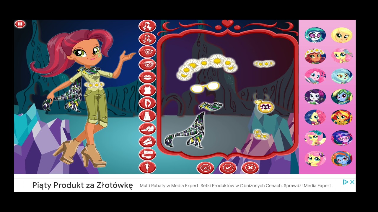 legend of everfree gloriosa daisy dress up game