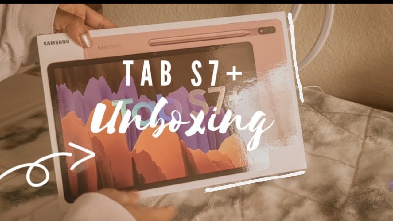 Samsung Galaxy Tab S7 Plus Unboxing+Accessories ♡