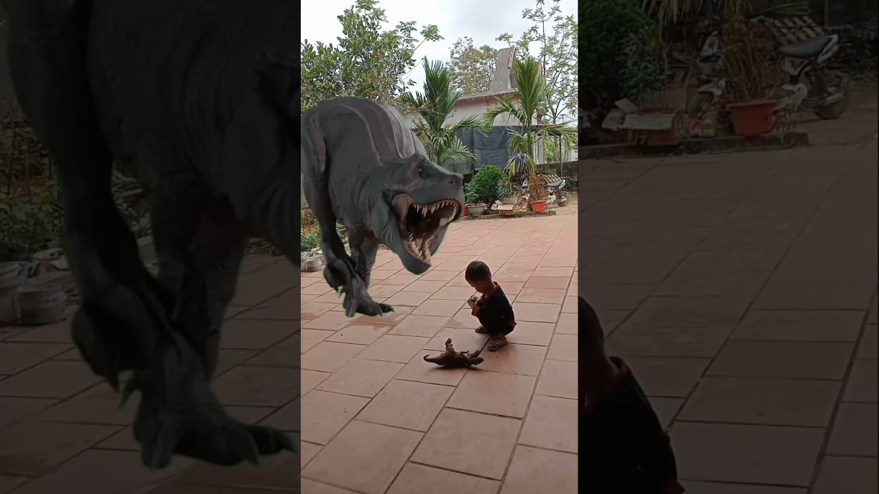 khủng long v&agrave; em b&eacute;