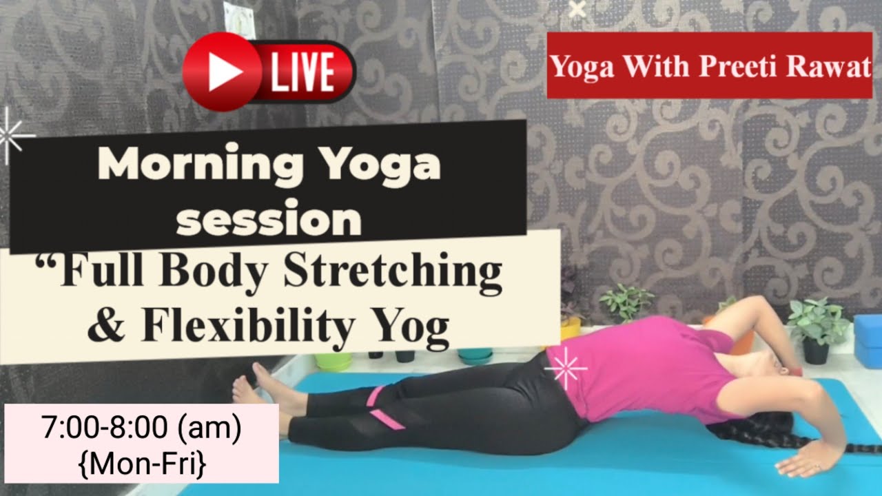 Live morning session||Yoga for wellness||Yoga for everyone||16/03/2026 @yogawithpreetirawat
