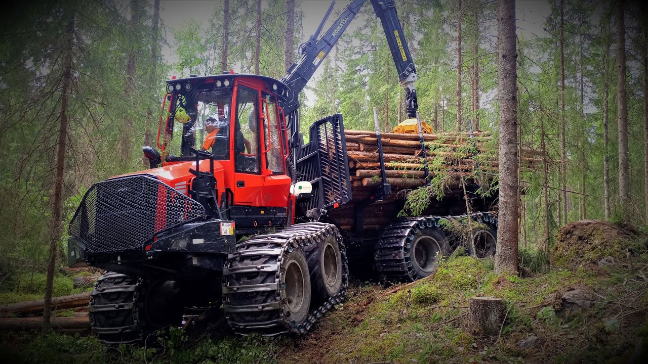 Komatsu 845 2. harvennuksella, osa 2/3.🌲🌲