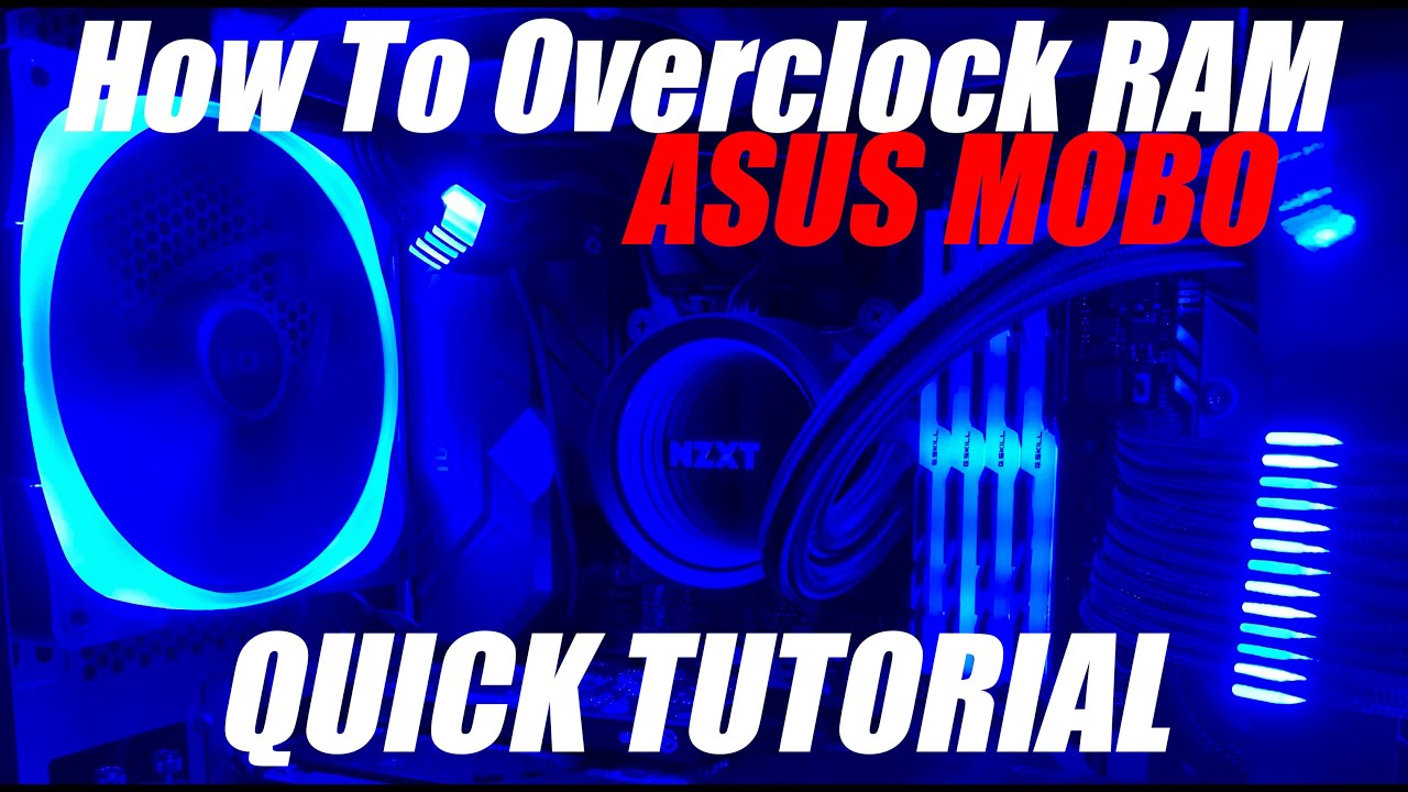 How To Overclock RAM & Turn on XMP with ASUS Motherboard: Quick Tutorial