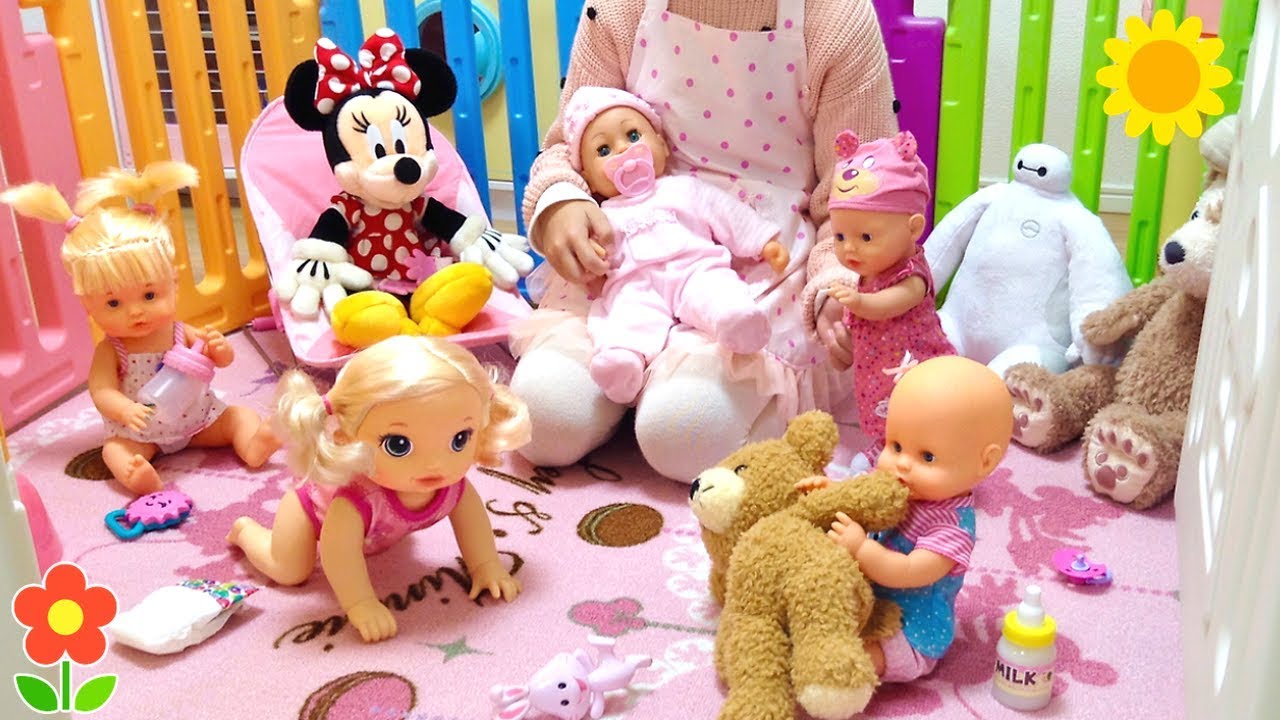 赤ちゃん人形 ほいくえん 先生ごっこ お世話 歯磨き編 / Baby Doll Nursery Care | Nenuco , Baby Born , Baby Alive