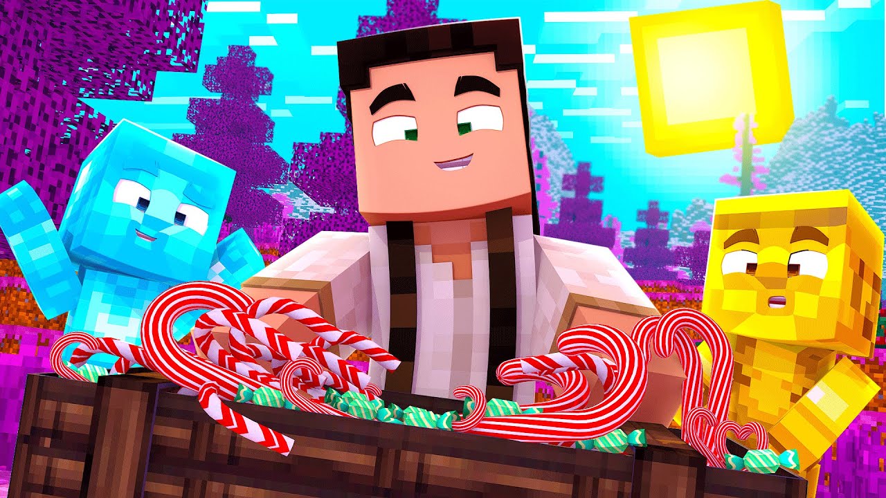 فلم ماين كرافت : صندوق الحلويات ؟!! 😱🍬 📦