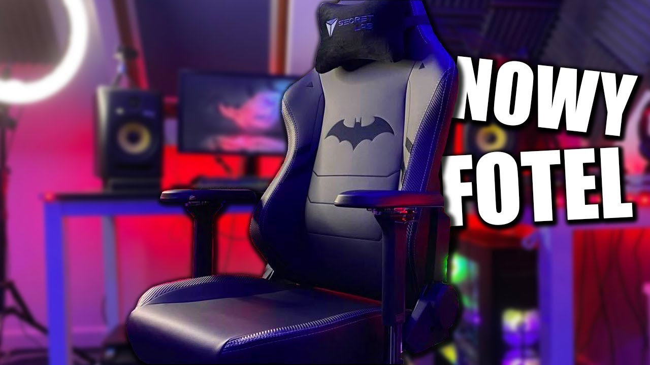 PRAWDZIWY FOTEL BATMANA! FOTEL GAMINGOWY SECRETLAB TITAN