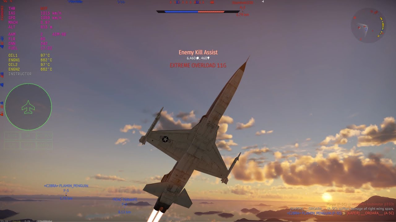 War thunder F-5C - 7 Kills Match [No Commentary]