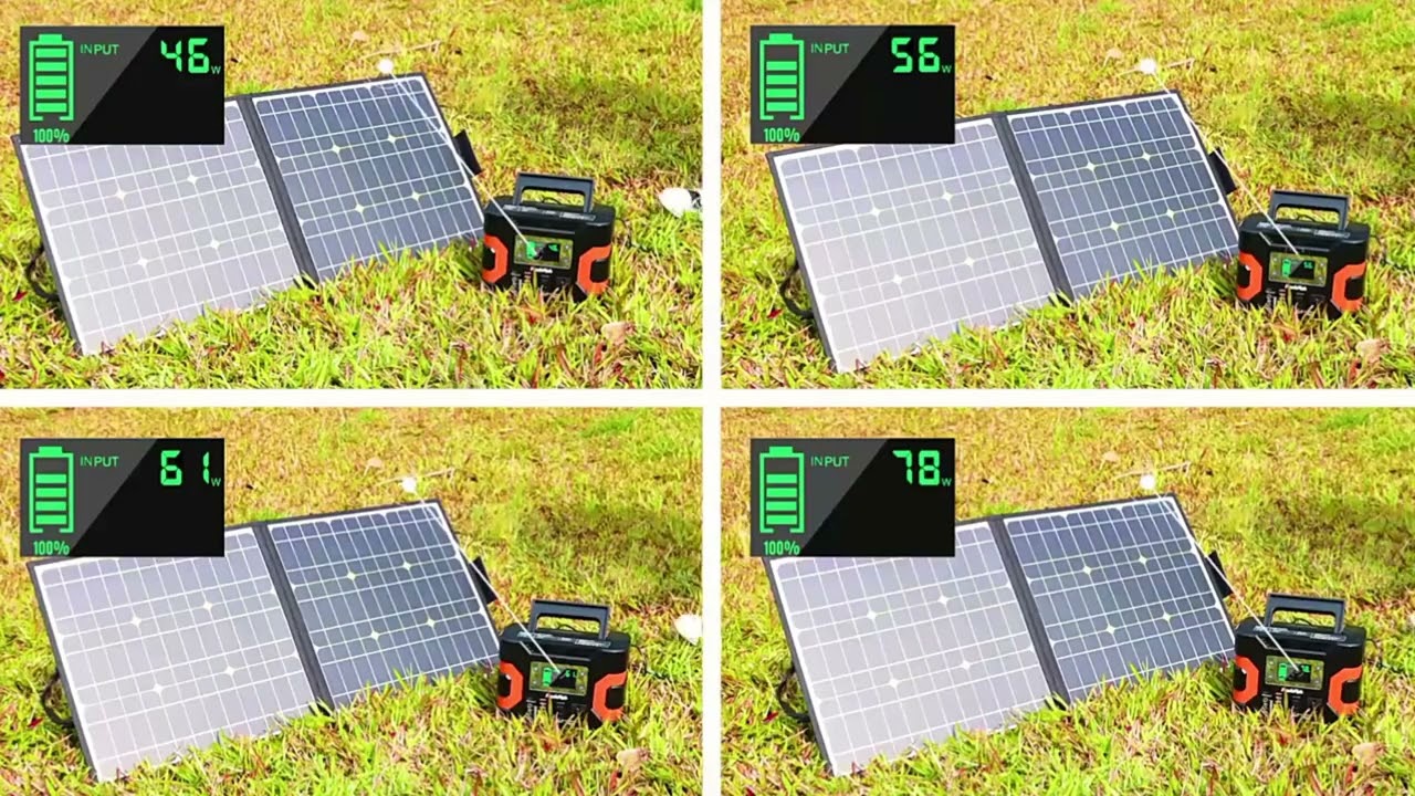 100W 18V Portable Solar Panel 5V USB Flashfish Foldable Solar Cells Battery Charger Folding Outdor