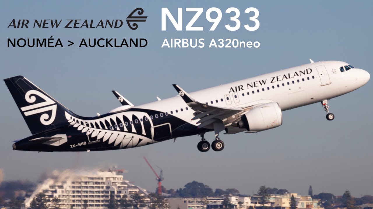 Air New Zealand NZ933 : Flying from Nouméa to Auckland