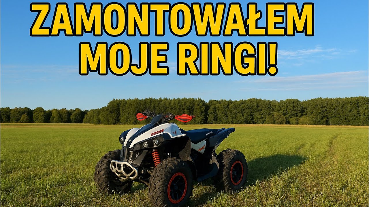 Zamontowałem ringi w moim Can Am renegade.