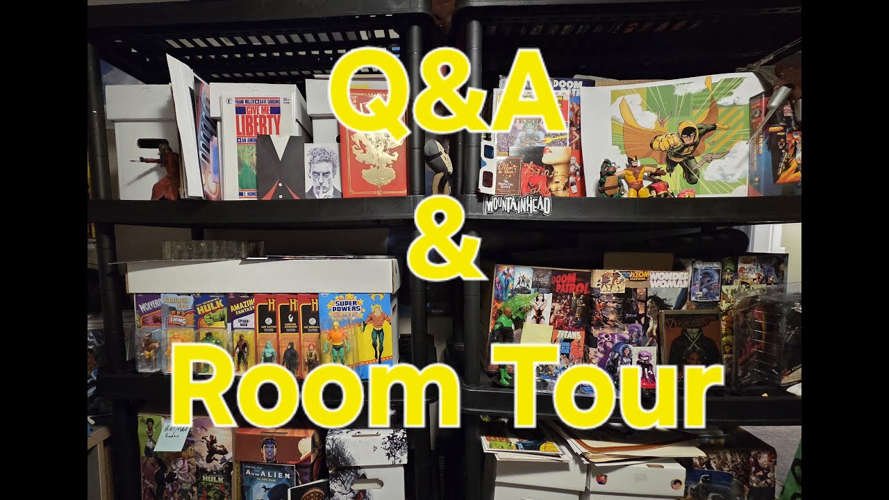 The Comic Patrol 1k Sub Q&A and Room Tour