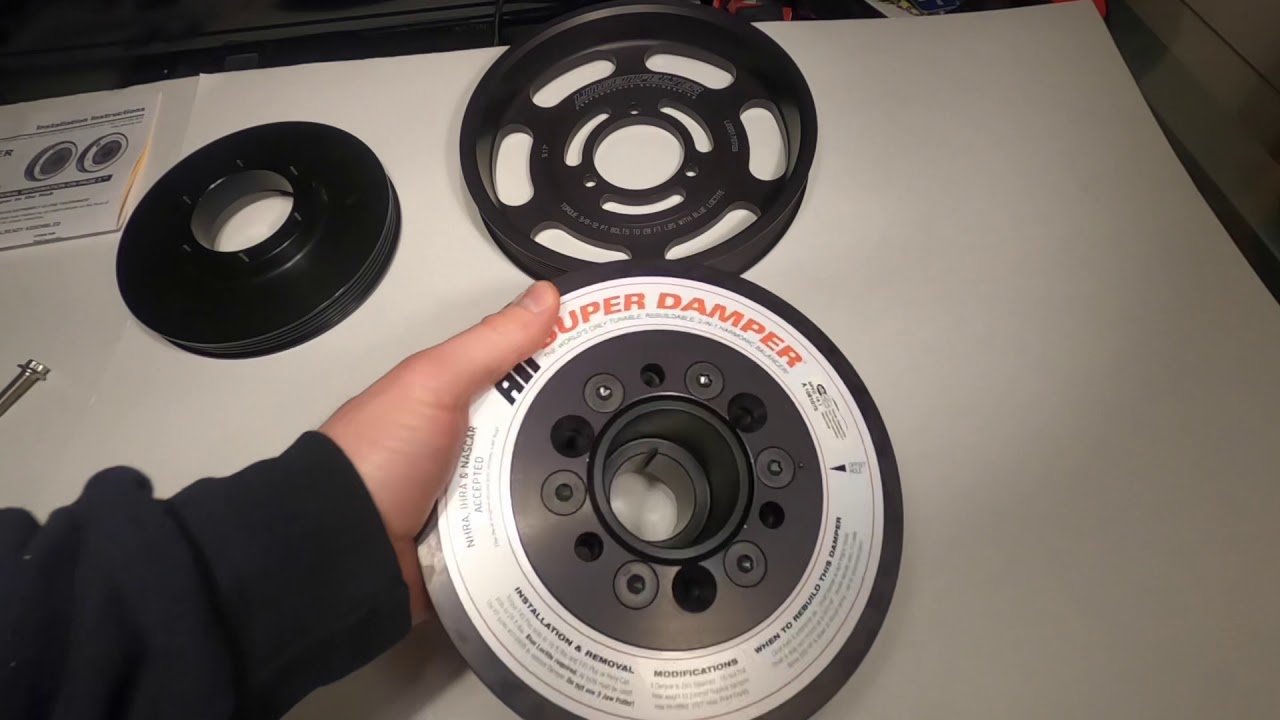 ATI Harmonic Balancer and Lingenfelter 18% crank pulley assembly. 2013 Camaro ZL1/LSA