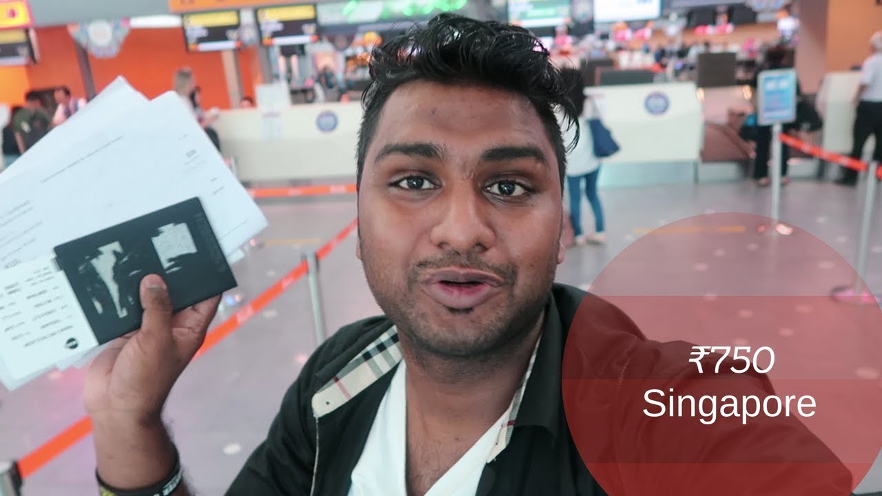 Indian Travelling to Singapore at ₹ 750 Only || #Asia Tour | Budget Trip ||
