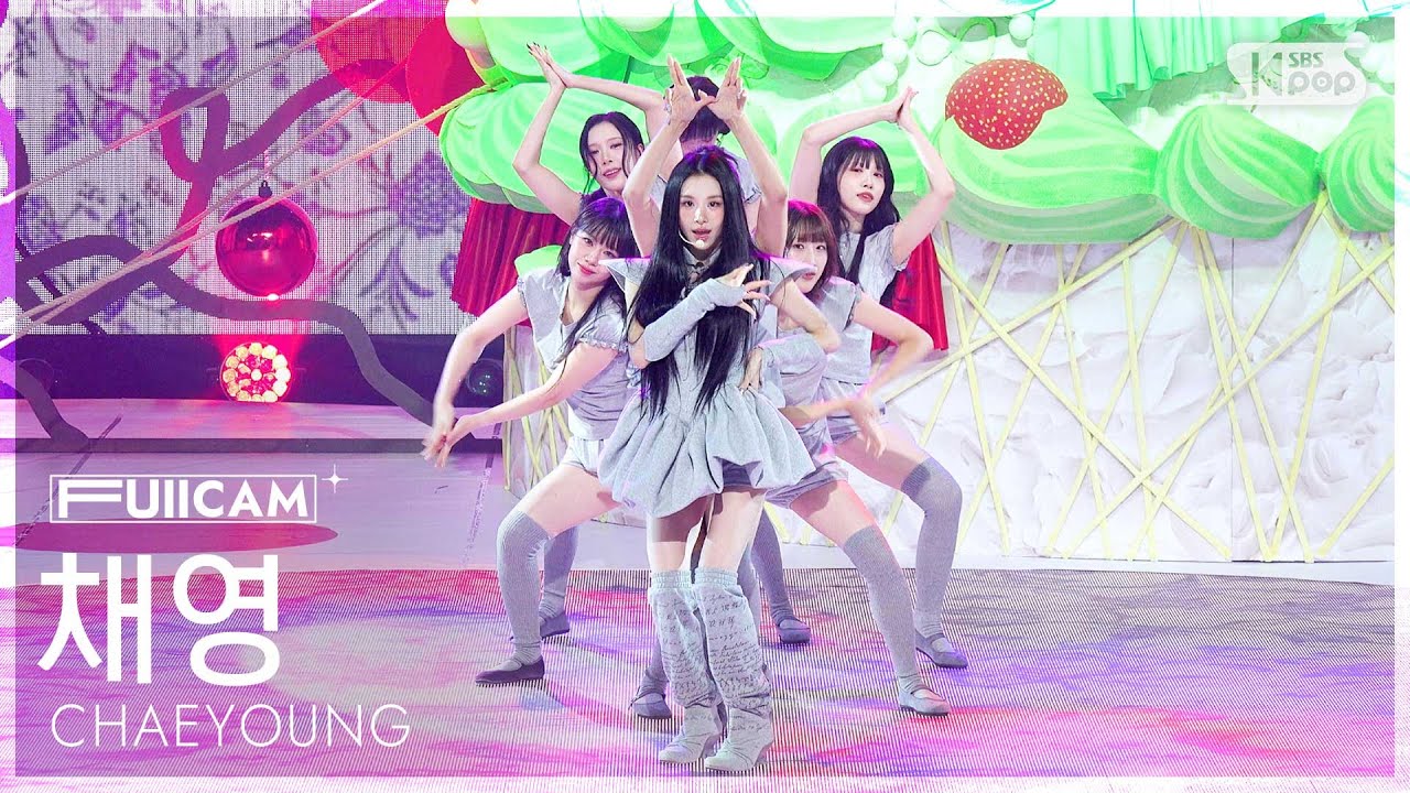 [안방1열 풀캠4K] 채영 'SHOOT' (CHAEYOUNG FullCam) @SBS Inkigayo 250914