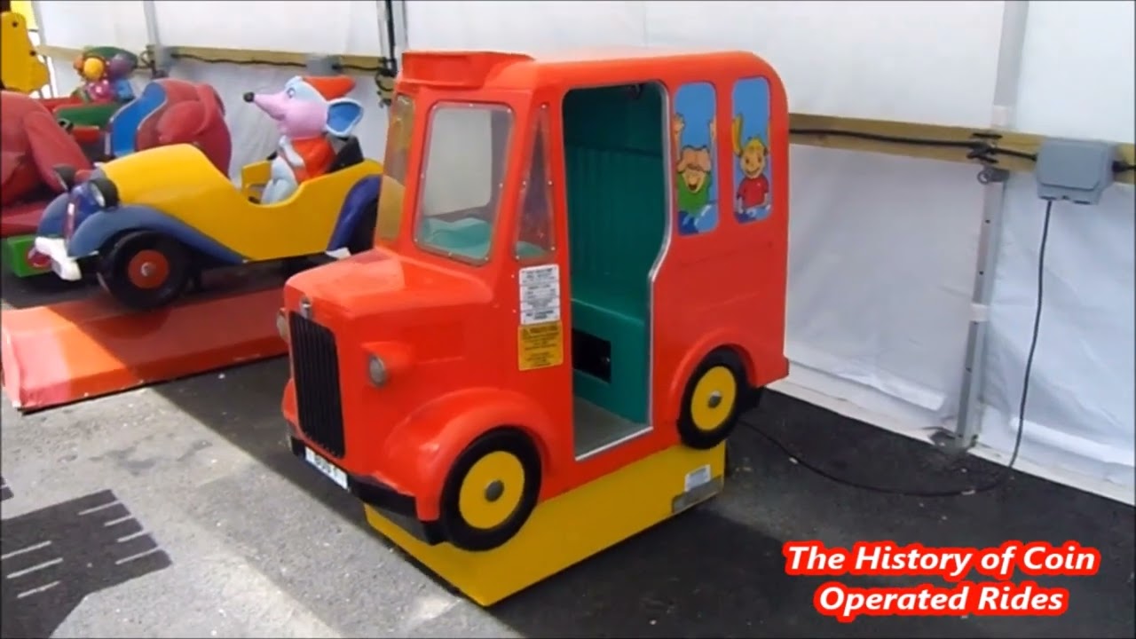 1990s Coin Operated Bus Ride - School Bus