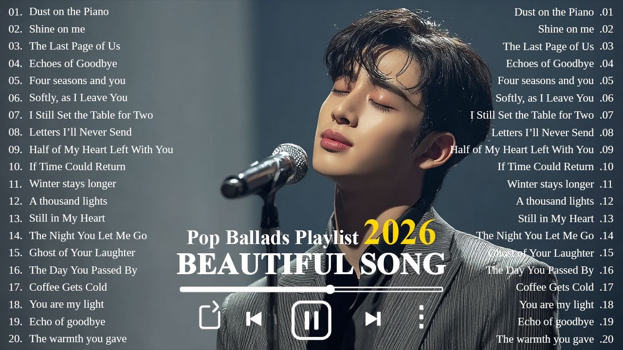 Beautiful & Romantic Love Songs 2026 | Easy-Listening Touching Melodies | K-Drama OST Style