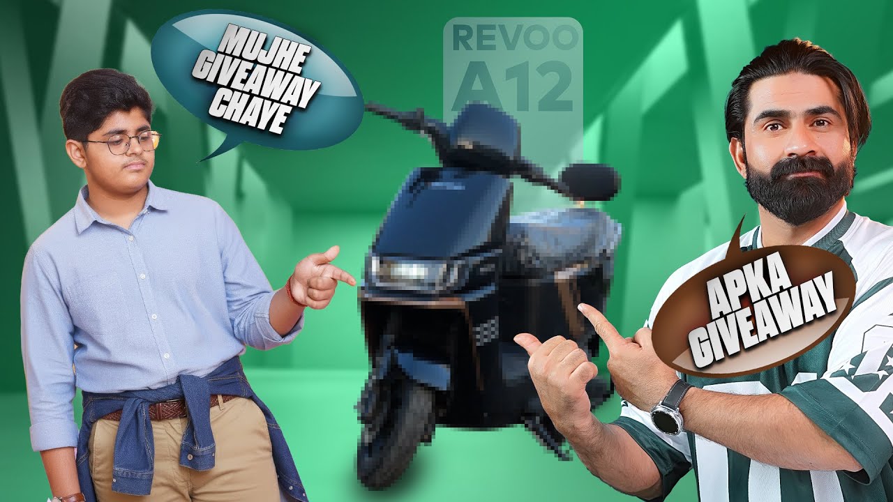 Electric Bike Giveaway to My Son ! Electric Scooter 1000W Motor & 90Km Range ft. Revoo A12 Review