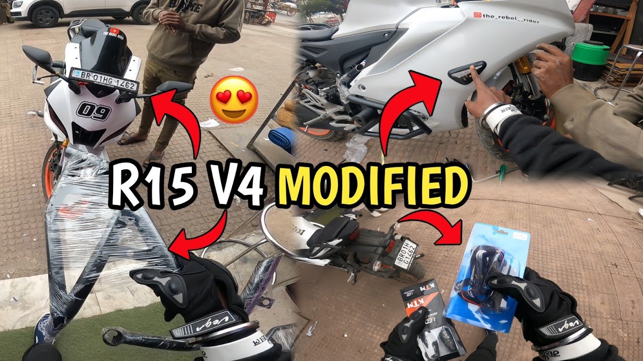 White Beauty 😍 Modified || R15 V4 Full Modification || White R15 V4 Modified 😍