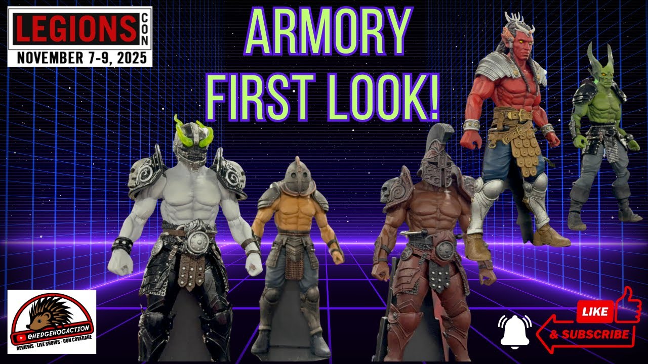 ПЕРВЫЙ ВЗГЛЯД! Обзор фигурки Legions Con Legends of the Coliseum Armory от Four Horsemen Studios!