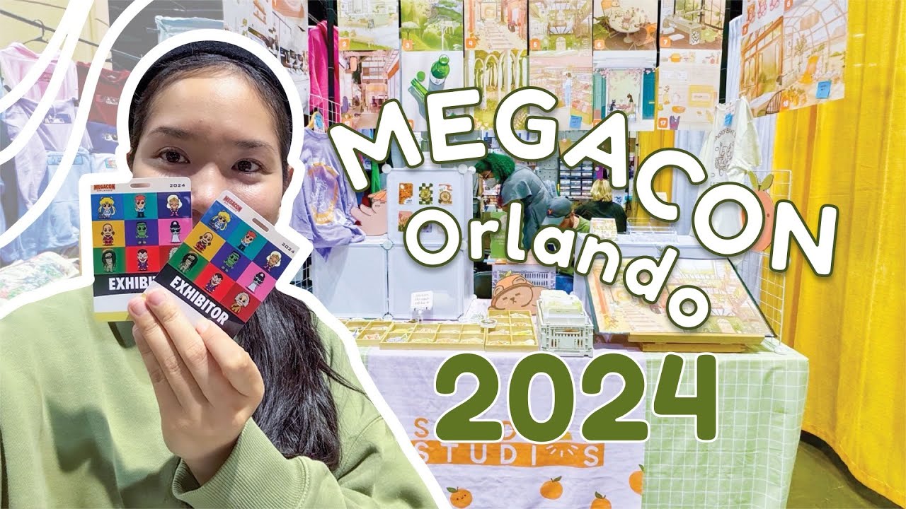 MEGACON Orlando 2024 ✷ : Exact Income & Expenses, 130k+ attendees, and Overhyped? Artist Alley Vlog