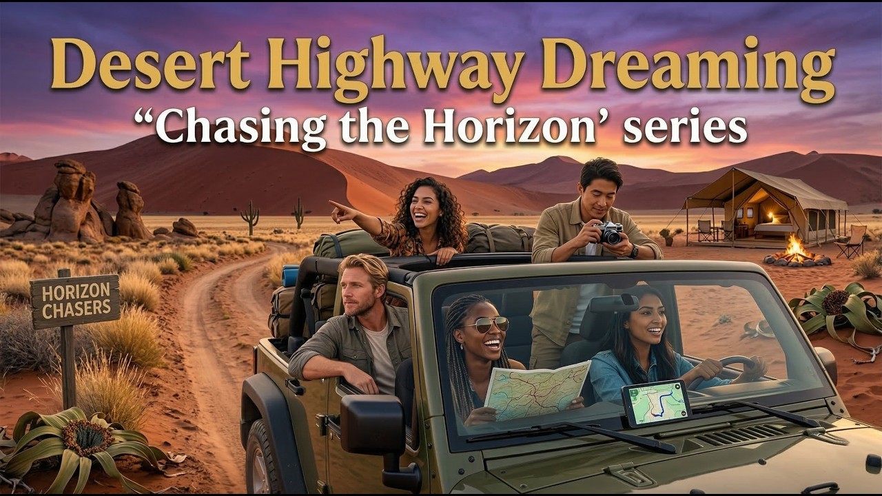 Desert Highway Dreaming | Dreamy Synth-Pop / Sunset Roadtrip