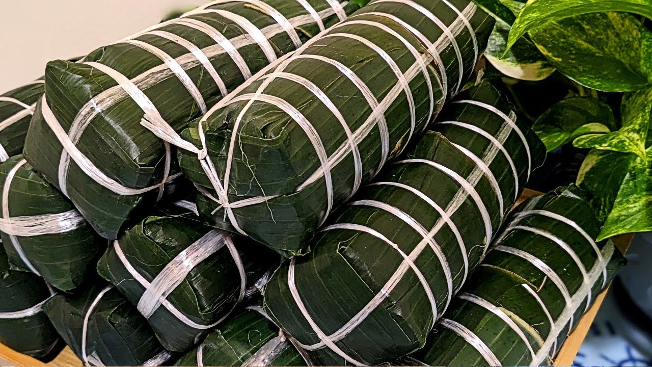 CHỈ CẦN 2 MIẾNG LÁ ĐỂ GÓI BÁNH | KHÔNG TỐN NHIỀU THỜI GIAN ĐỂ CUỐN | BÁNH TÉT NGŨ SẮC KIỂU MỚI NGON