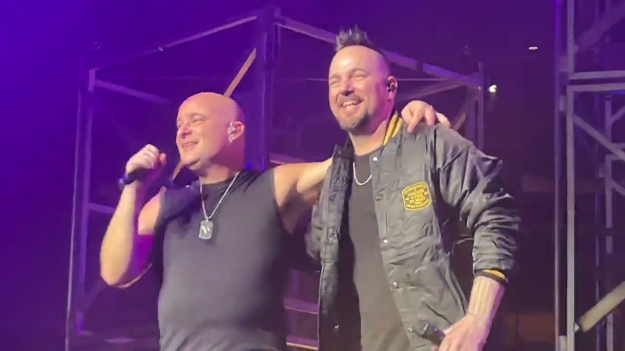 Disturbed w Adam Gontier and Matt Walst of Three Days Grace- Land of Confusion