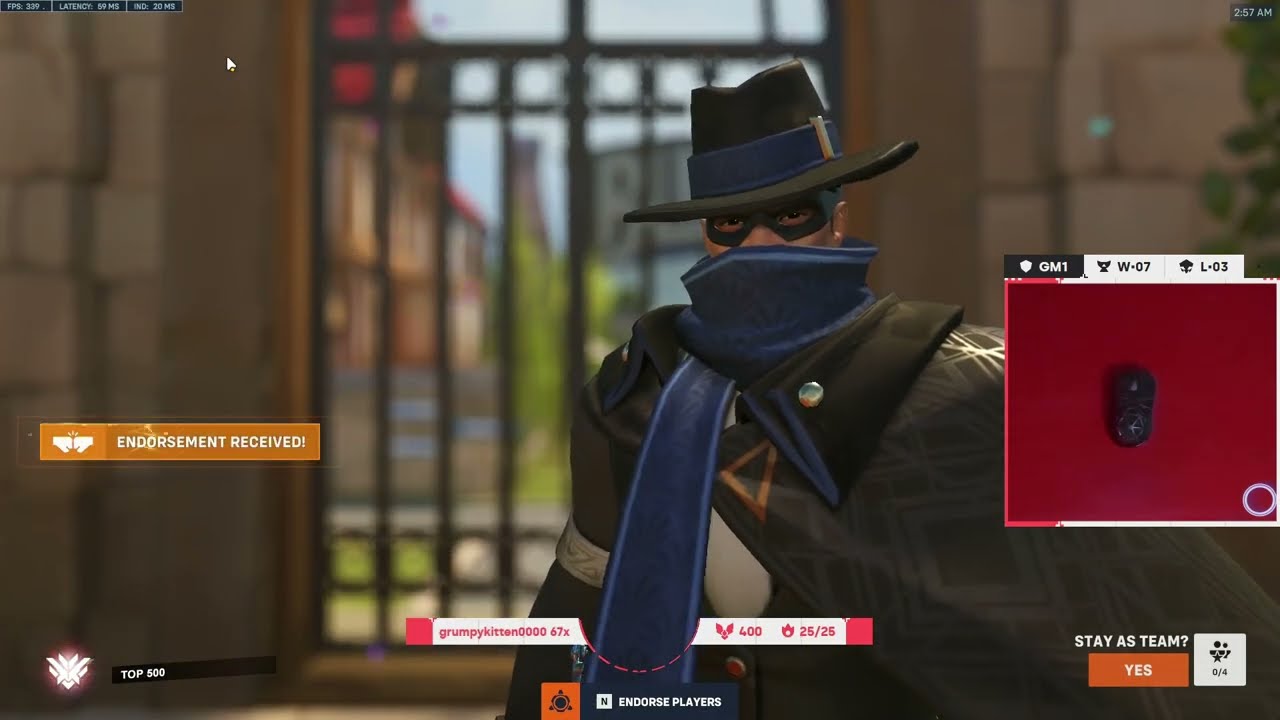 POTG! POV: THE GOD OF CASSIDY - GALE CASSIDY OVERWATCH 2 SEASON 5 GAMEPLAY TOP 500