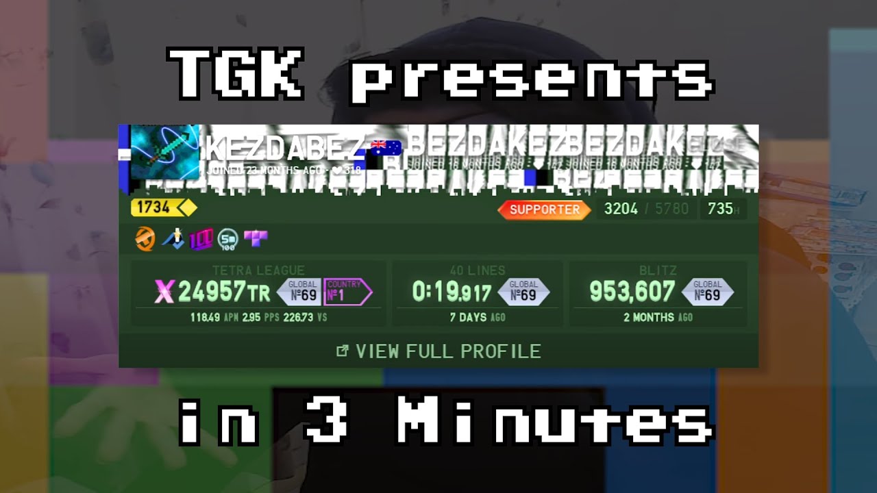 [TETR.IO] - KezDaBez in 3 Minutes