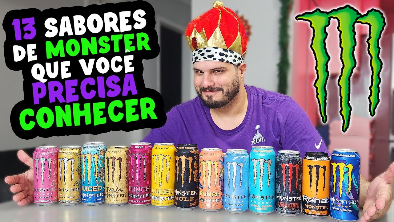 PROVANDO MONSTERS IMPORTADOS QUE TODO MUNDO GOSTARIA DE PROVAR