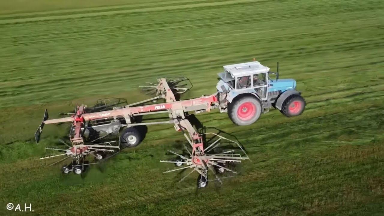 1. Schnitt 2025 Mähen & Schwaden / Eicher 3145 3133 3088 Königstiger New Holland T 7.230 Kuhn Fella