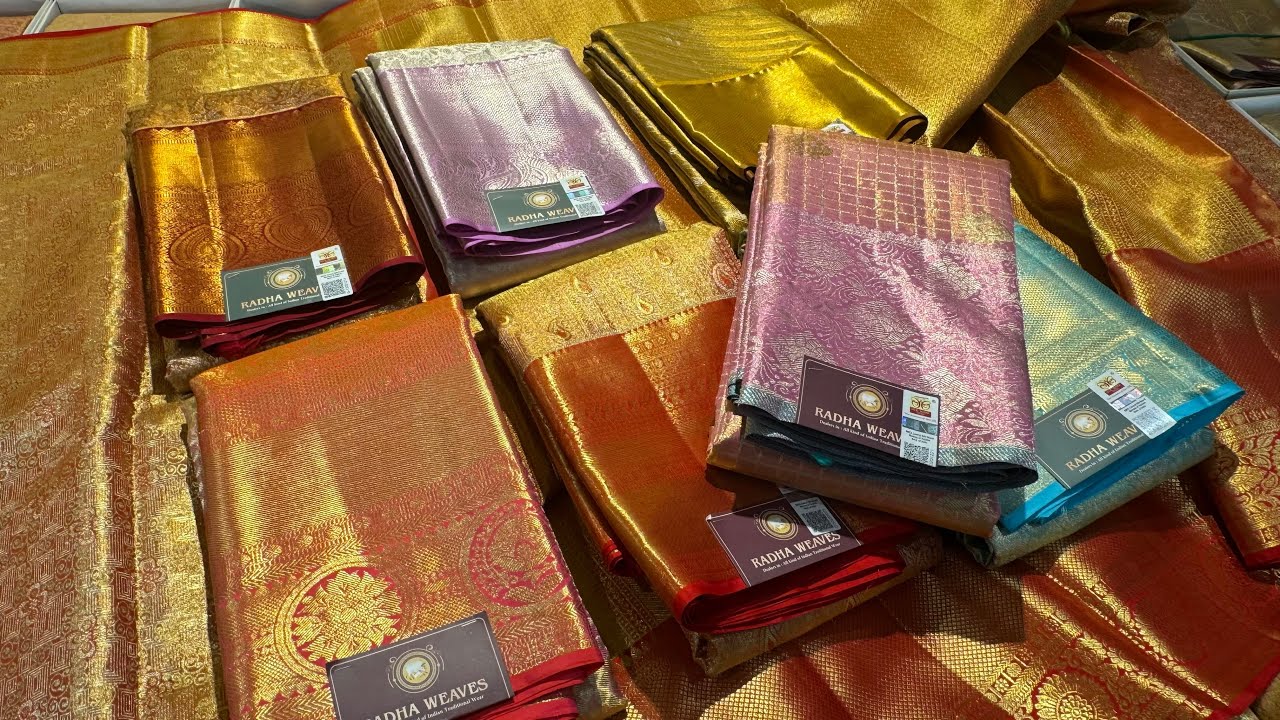 Bangalore Wholesale Pure Handloom Silk Saree From Weavers 30% & Discount, Pick 3Sareee For 10000rs
