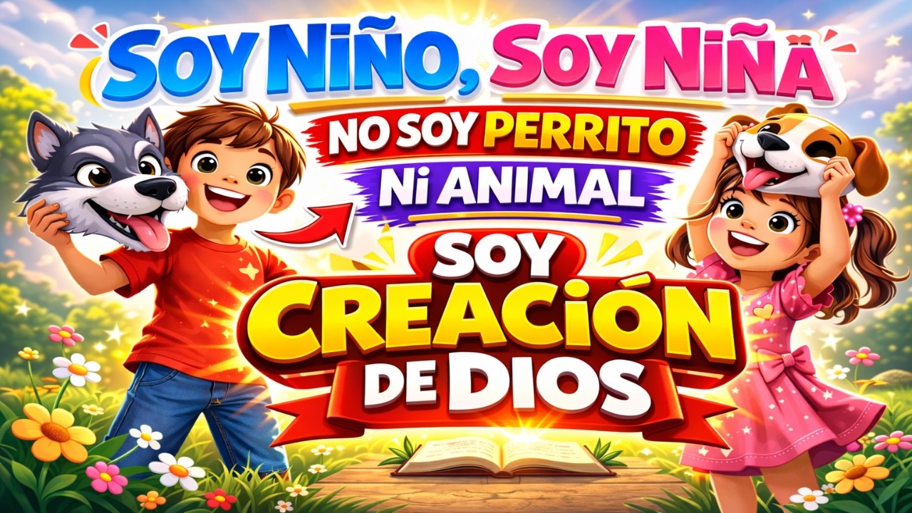 🐾 NO SOY THERIAN ¡Soy Hijo de Dios! Canción Cristiana para Niños