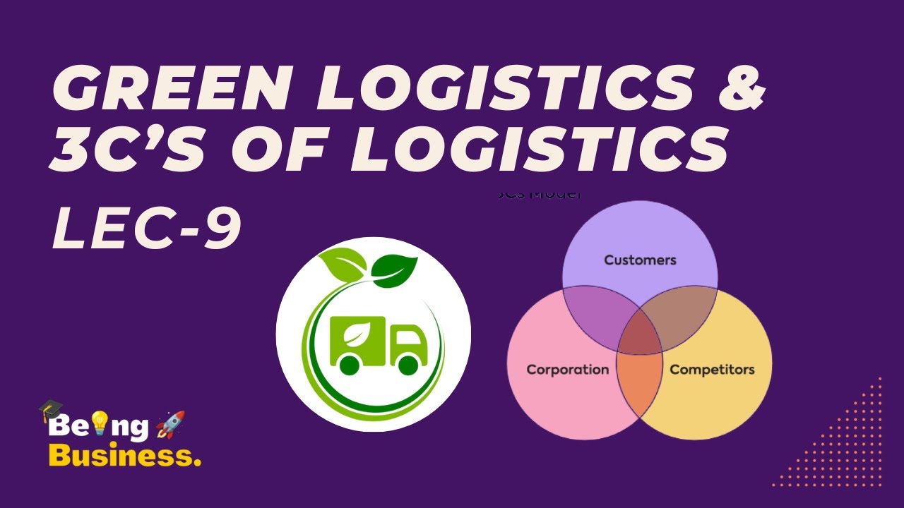 Green Logistics & 3 C's of Logistics | LOGISTICS TYBMS SEM 5 | Being Business