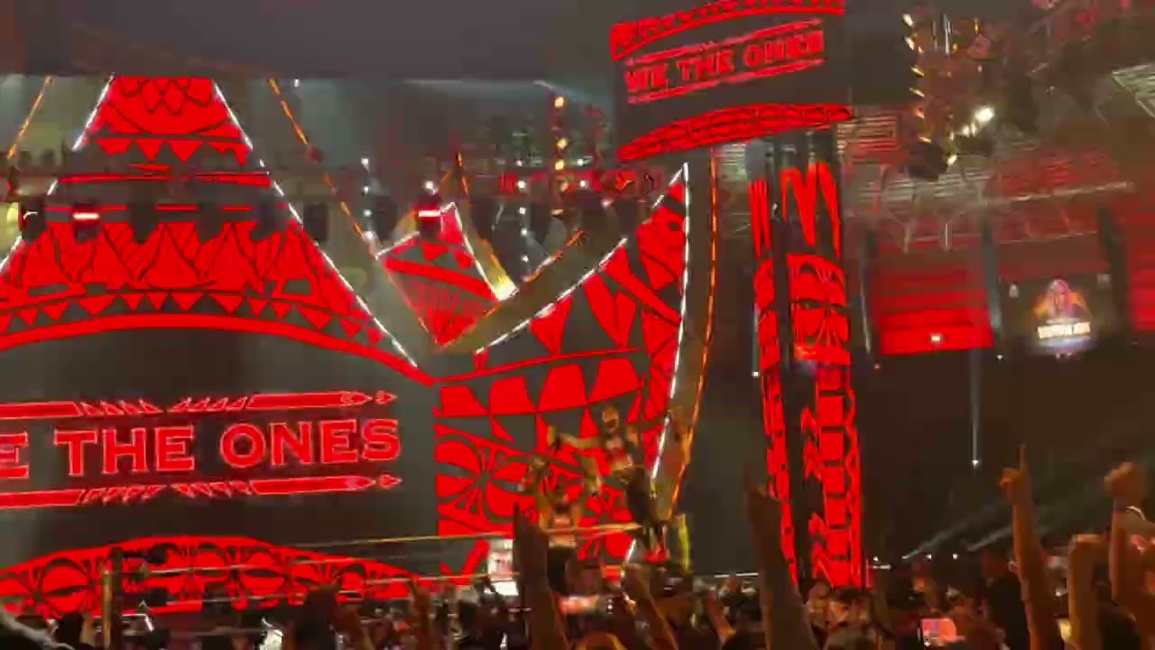 WWE Crown Jewel 2022 | The Usos Vs Brawling Brutes entrances | Undisputed Tag Team Championship